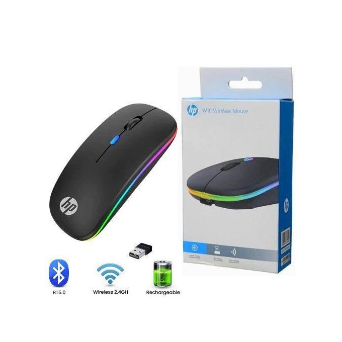 HP W10 Bluetooth and Wireless Mouse
