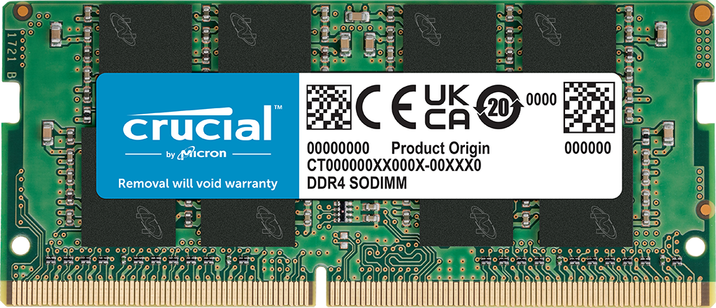 Crucial 16GB DDR4-3200 SODIMM